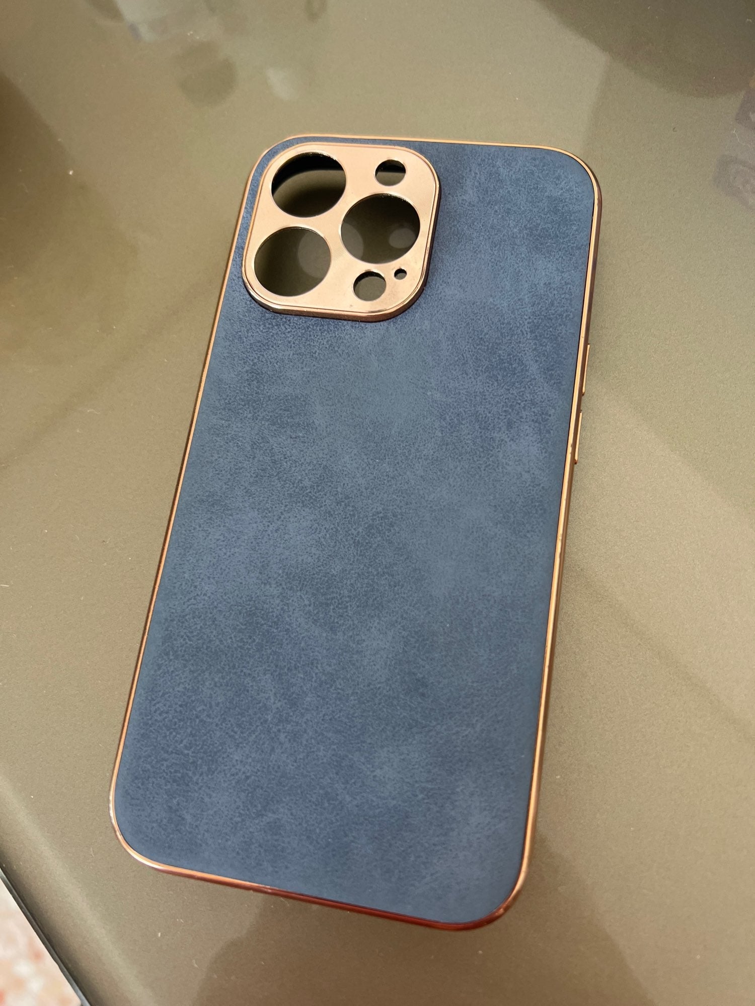 Suede Leather iPhone Case