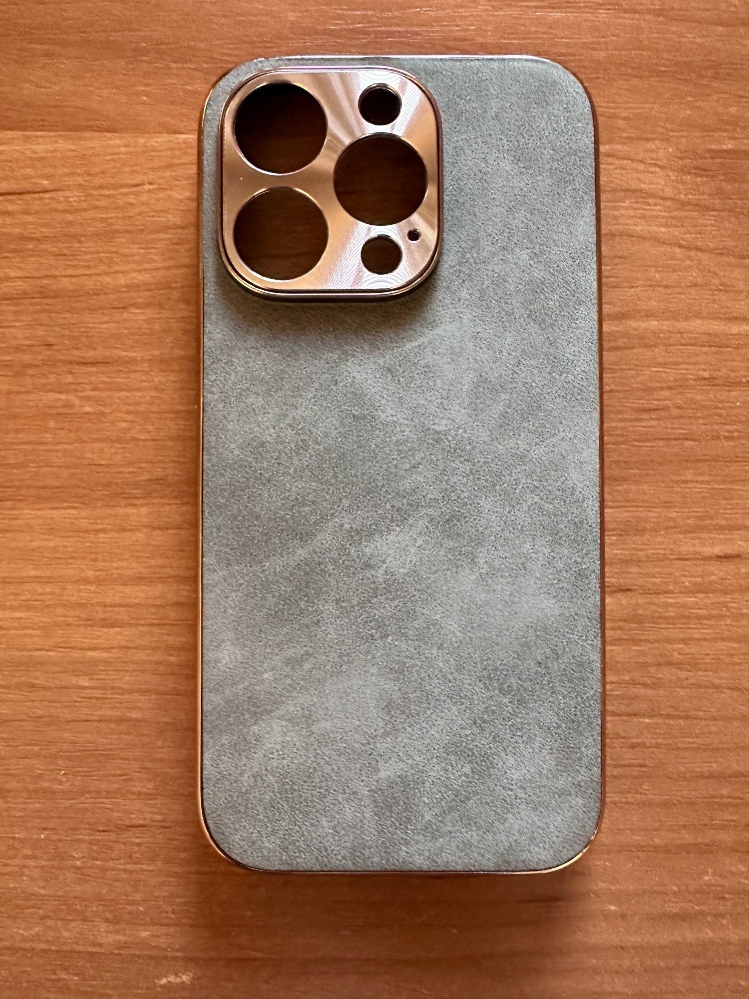 Suede Leather iPhone Case