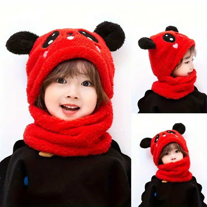 Kids Wool Cap and Neck Warmer