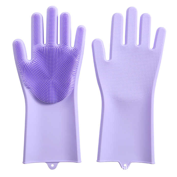 Silicone Washing Full Finger Gloves