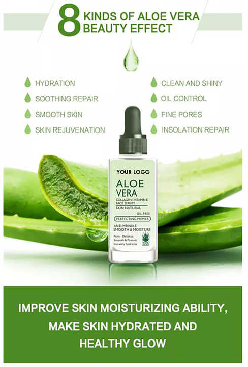 Aloe vera collagen face serum