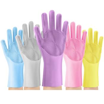 Silicone Washing Full Finger Gloves