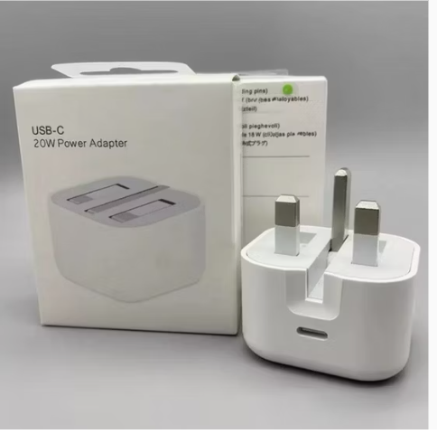 3 Pin Plug 20w Usb-c Power Adapter