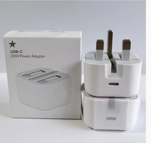 3 Pin Plug 20w Usb-c Power Adapter